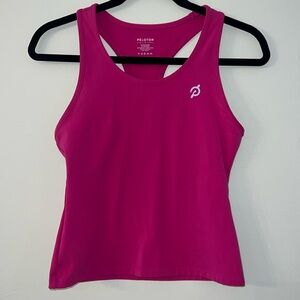 Peloton Racerback Pink Tank Size Small